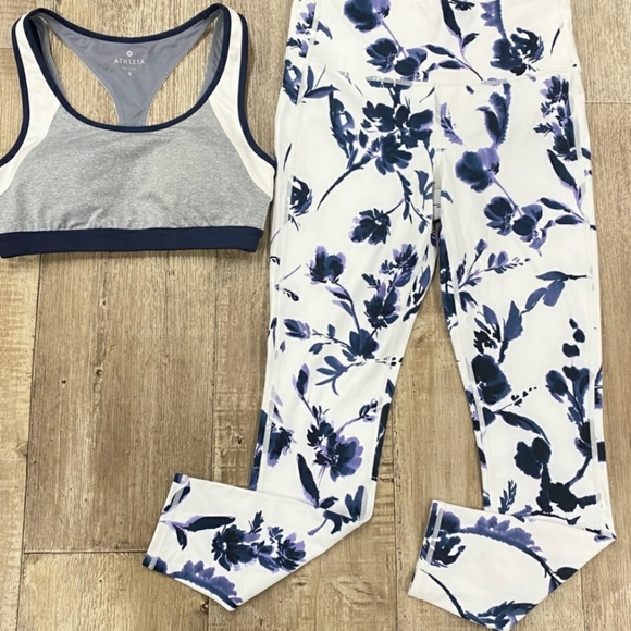 Athleta Pants - Athleta Legging & Sports  Bra Set New Without Tags